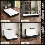 GEMBED Tri-Fold Memory Foam Mattress Queen - 6 Inch Portable Folding Sofa Bed with Handle & Washable Cover, Floor Sofa Bed with Non-Slip Base, Space-Saving for Room, Travel, Guest Bed, RV, 78"x58"x6"