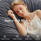 Codi Bean Bag Chair with Filler Included, 4 FT - Comfy Large Beanbag Chairs for Adults - Machine Washable and Soft Mink Bonded Cover - Charcoal Grey, 4ft