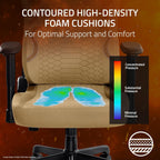 Razer Iskur V2 X Ergonomic Gaming Chair: Built-in Lumbar Support - Widened Seat - High Density Foam Cushions - Adjustable 152 Degree Recline - 2D Armrests - Plush Fabric - Counter Strike 2 Edition