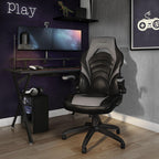 STAPLES Emerge Vortex Gaming Chair, Ergonomic, Adjustable Height, Swivel, Black