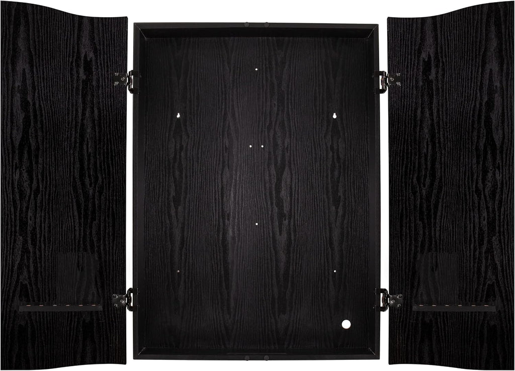 DMI Sports Black CricketPro Dartboard Cabinet | Designed for Arachnid 15.5” CricketPro 900, 800, 750, 650 Electronic Dartboards | Does Not Include Dartboard