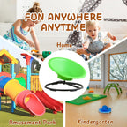 Spinning Chair for Autistic Kids, Sit and Spin Autism Toys for Age 3+, Sensory Swivel Chair Enhancing Motor Skills, Educational Indoor & Outdoor Toys (Green)