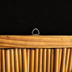 Stainless Steel Core Bamboo Curtain, 36" W x 79" H Bamboo Tube Doorway Curtain, Rust-Resistant Bamboo Door Beads Room Divider, Natural Hanging Screen for Entryway, Boho Home Decor