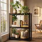 Kitchen Shelf Organizer & Pantry Shelving, 5-Tier Adjustable Metal Bakers Rack, Heavy Duty Storage Unit for Home Organization, Microwave Stand, Utility Rack for Closet (5-31"W X 12"D X 59"H)