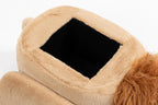 Home 2 Office Lion Ottoman with Storage for Kids – Plush Animal Footstool for Nursery, Playroom, Living Room or Bedroom – Toy Organizer and Footrest – Cute Toddler Furniture with Wooden Legs