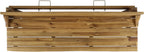 Christopher Knight Home Caribbean Outdoor Acacia Wood Balcony Bar Table, Natural Stained