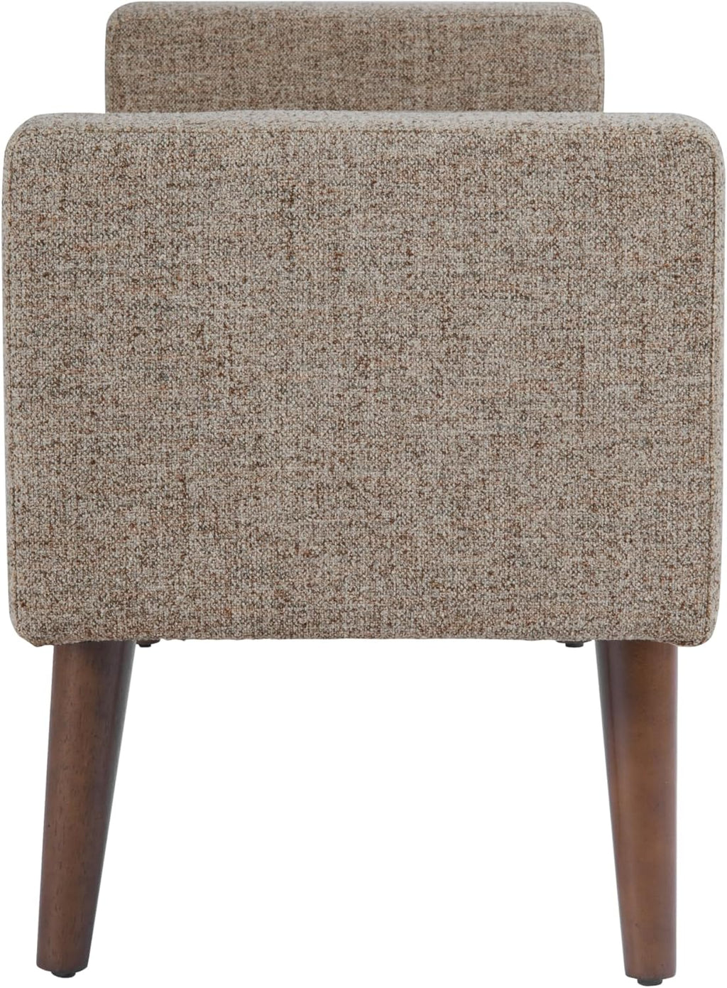 HomePop Fulton 48" Storage Bench - Midtone Gray Fabric