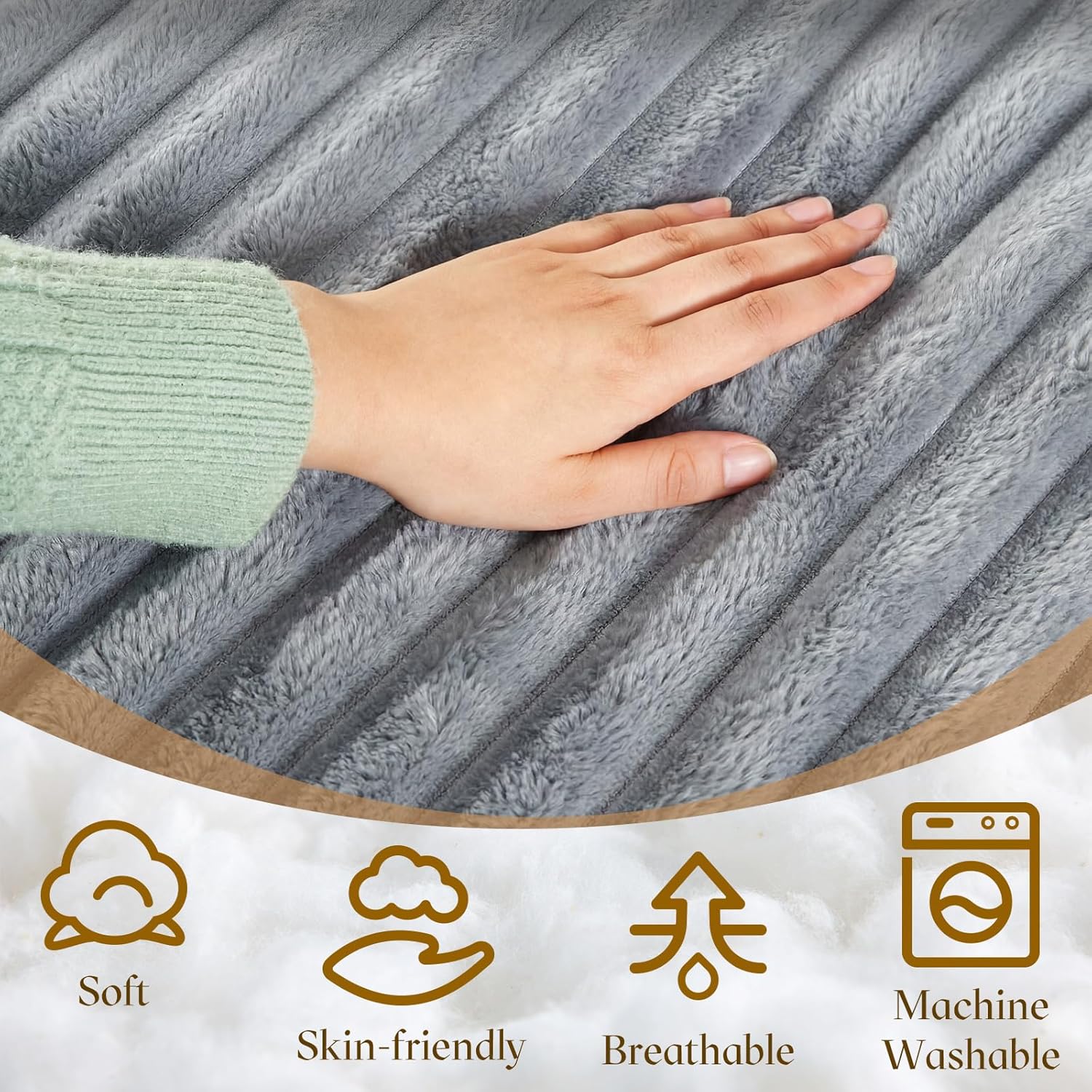 Honeydak 3 in 1 Giant Bean Bag Cover Only(No Filler) Rectangle Stuffed Animal Storage Bean Bag Chair Cover Soft Washable Large Storage Beanbag Adult Plush Toy Clothe Pillow(Light Grey,Rabbit Fur)