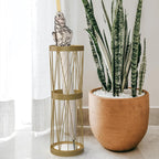 Mango Steam Pluvian Soakstone Umbrella Holder (Tall, Gold)