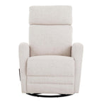 Dream On Me Chatham Basic Nursery Rocking Glider in Ecru, 360° Swivel Motion, FSC Certified, Greenguard Gold & JPMA Certified Nursery Glider, Three Rocking Modes Nursery Glider Recliner