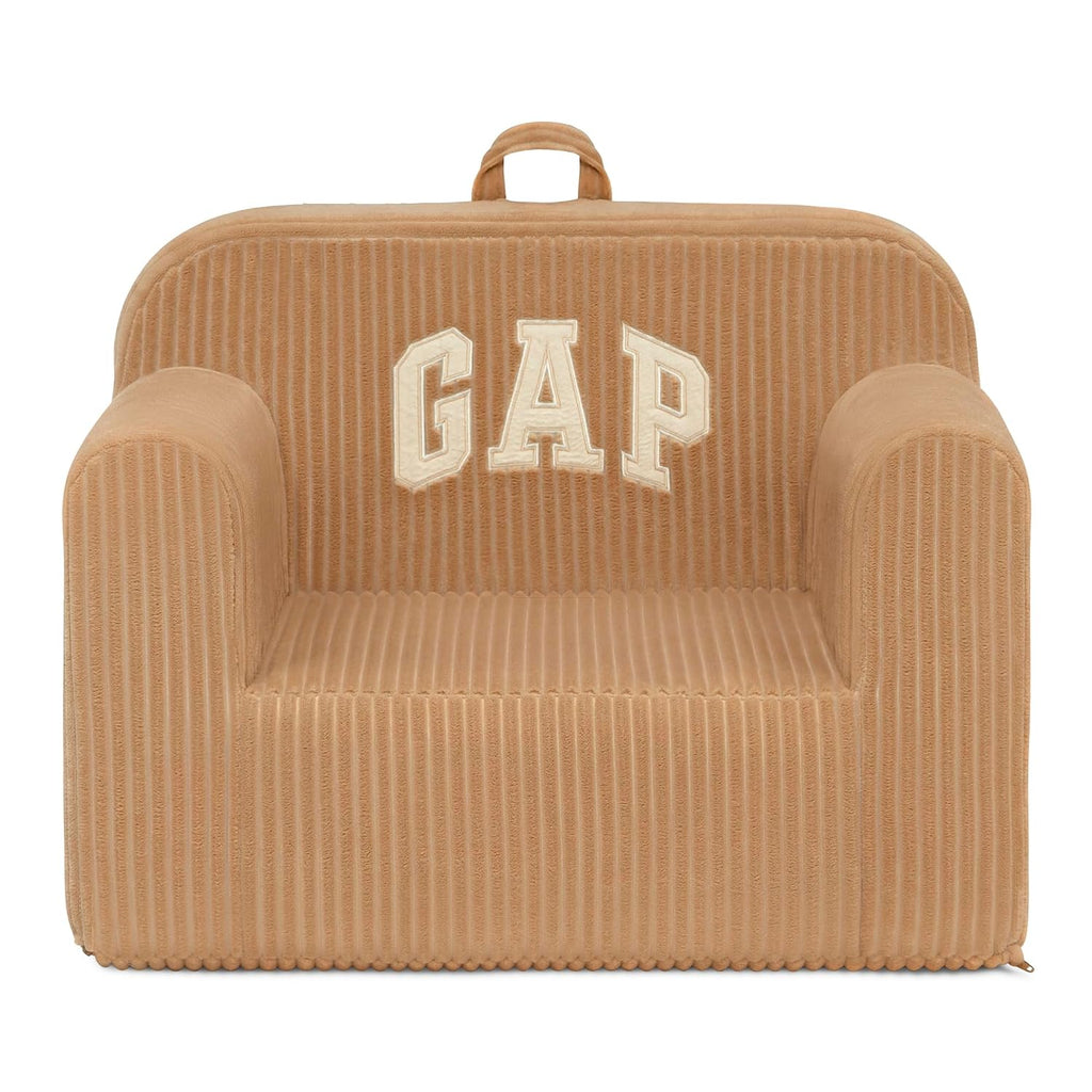 babyGap by Delta Children Ribbed Velour Chairs - Greenguard Gold Certified, Brown