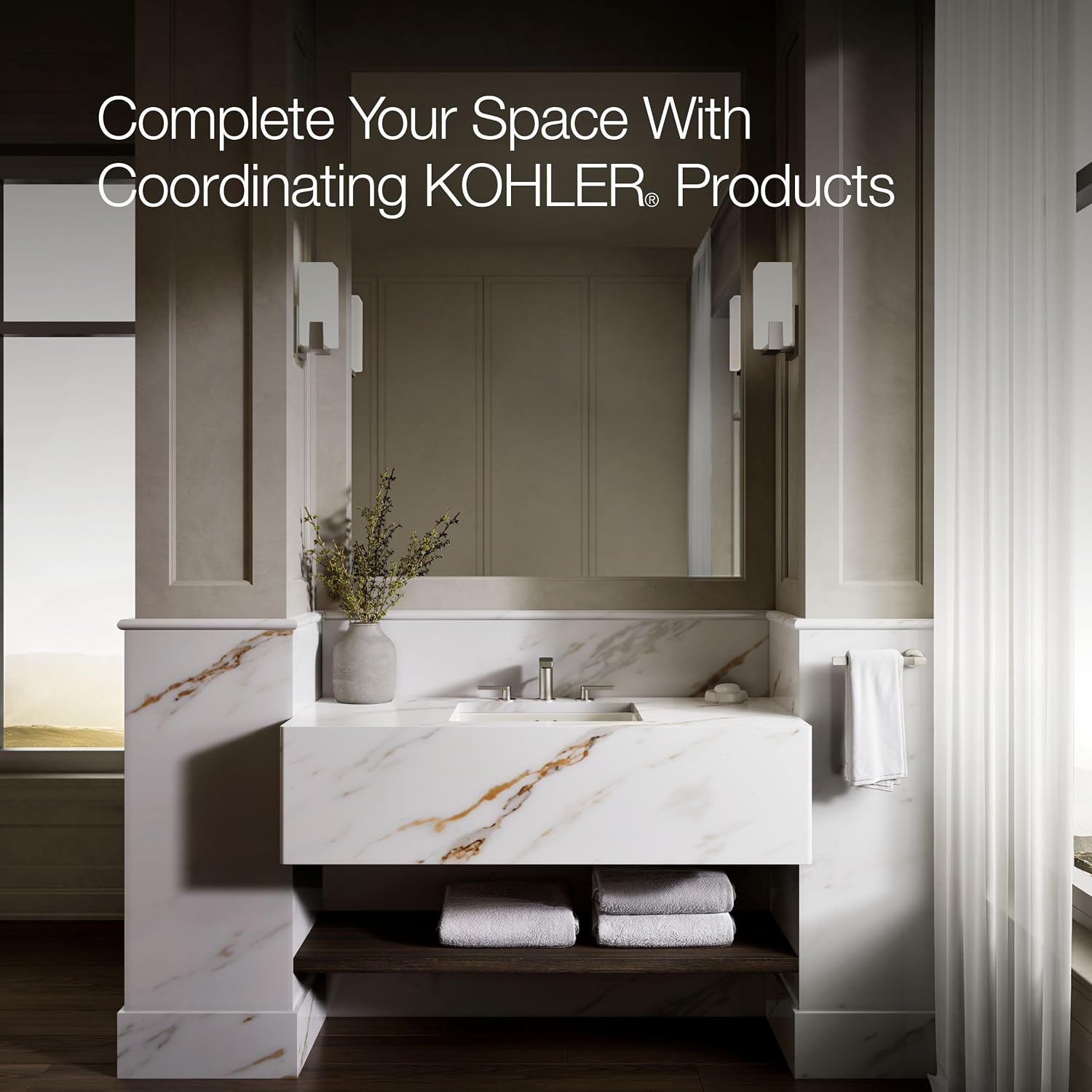 Kohler K-2330-96 Interior 1-Bowl Undermount Bath Sink Biscuit