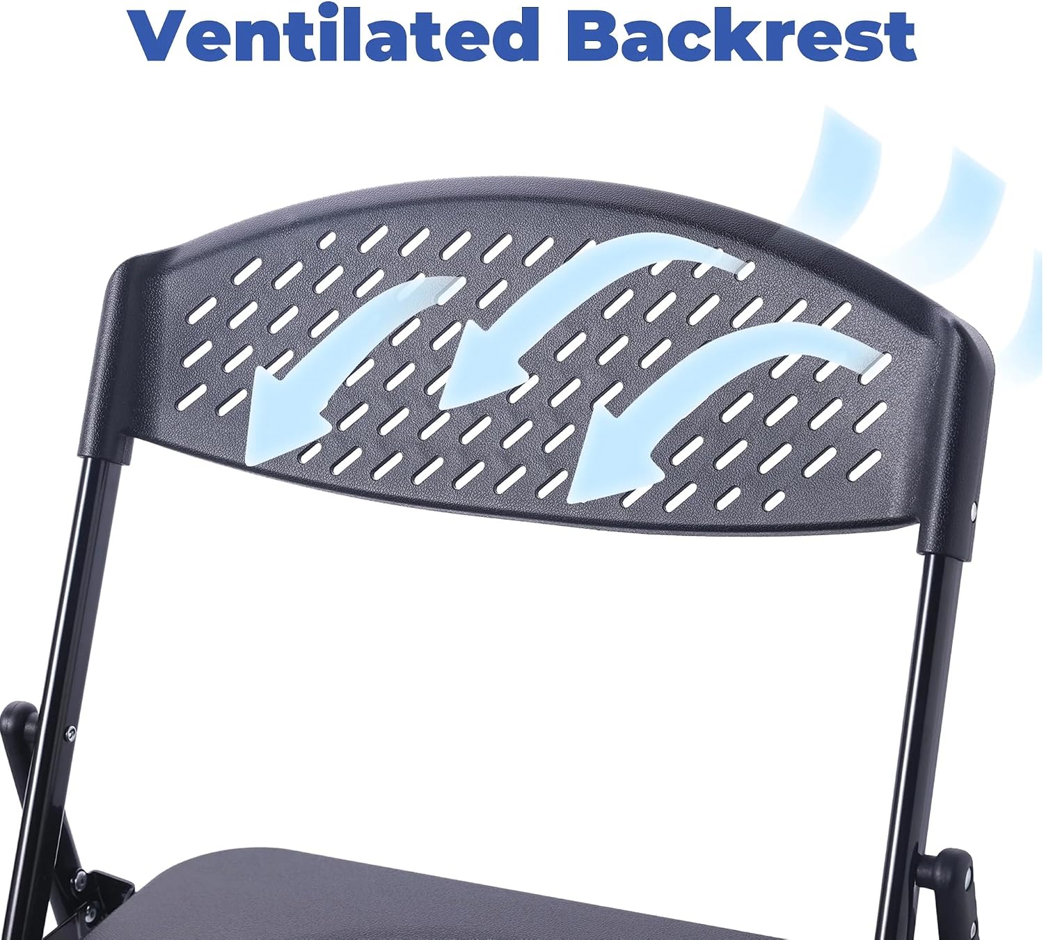 Lightweight Plastic Folding Chair with Non-Slip feet, Stackable Design for Easy Storage, Suitable for Parties, Camping, picnics, backyards, patios, banquets, Weddings, and Additional Home use