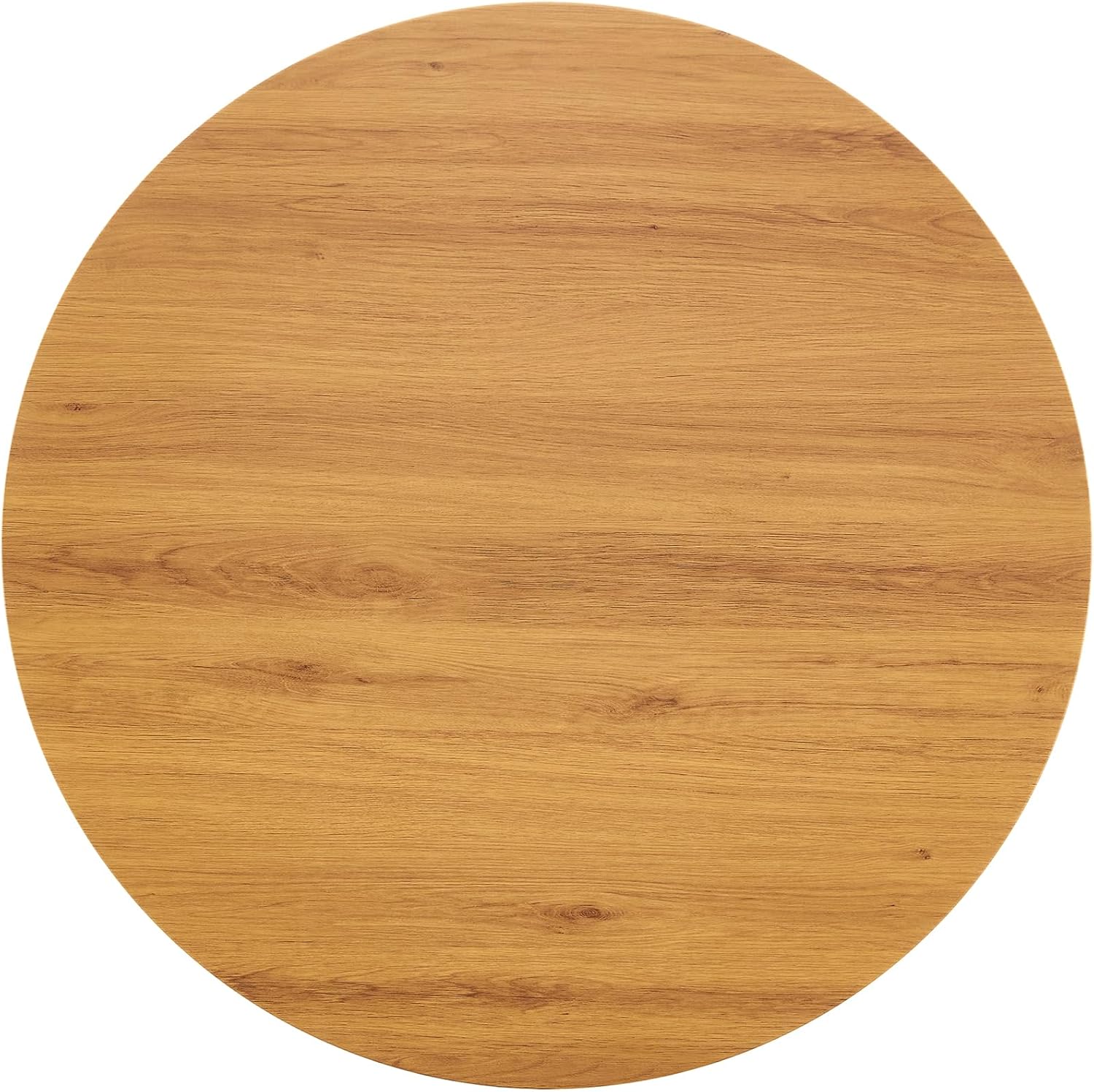 Round Dining Table for Small Space,32" Tulip Tables with Gold Metal Pedestal Base,Bistro Table for 2/3/4 People for Office,Apartment,Kitchen,Break Room(Only Table)