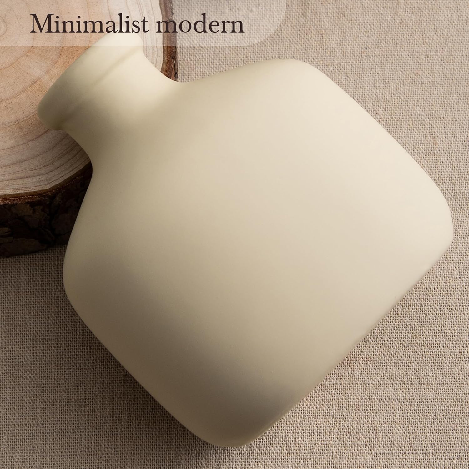 Ceramic Vase Set of 3 - Rustic Vases Set for Flower Centerpieces Pampas Grass - 3 Bud Vase for Decor - Modern Decoration Terracotta Vases for Home Farmhouse Table Office, Mini Pottery Vase by Lyeec