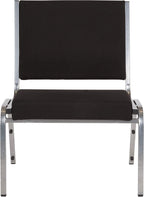 BizChair 950 lb. Rated Black Fabric Bariatric Medical Reception Chair