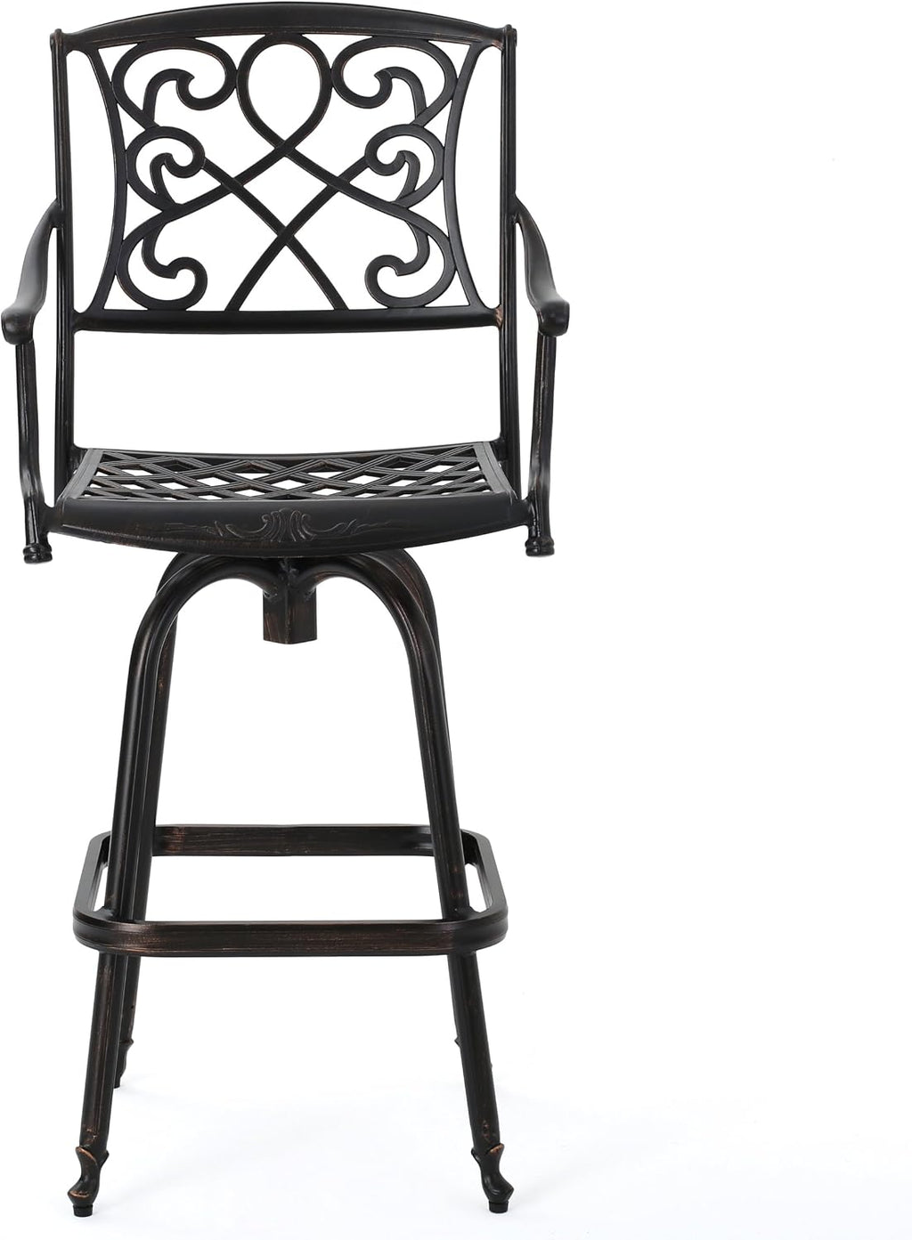 Christopher Knight Home Santa Maria Barstool, Shiny Copper