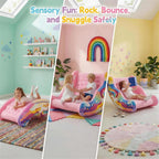 Sensory Chair for Kids with Autism – Toddler Rocking Chair for Sensory Seeking, ADHD & Calming – Autism Sensory Products for Deep Pressure Therapy in Sensory Room, Birthday Gifts for Boys Girls