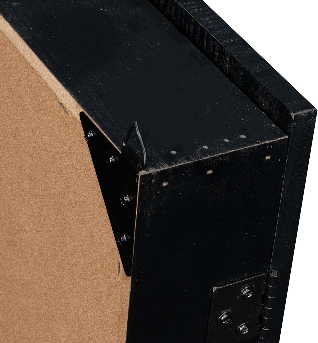 Ruthless | Dart Board Cabinet | Professional Heavy Duty Square Black Dartboard Storage
