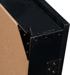 Ruthless | Dart Board Cabinet | Professional Heavy Duty Square Black Dartboard Storage