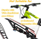 CyclingDeal Bike Wall Mount Rack - Adjustable, Extendable & Foldable - Indoor Storage Horizontal Cycling Hook Hanger Organiser - Safe & Secure for MTB, Road Bicycles in Garage or Home - Pack of 2