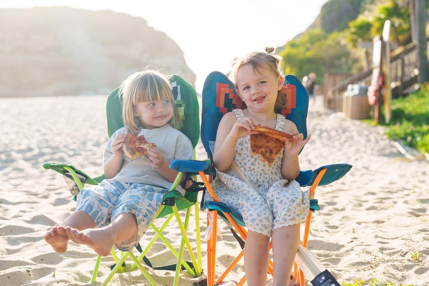 MOUNTAIN SUMMIT GEAR Kids Camping Chair - Foldable Camp Chair with Carrying Strap for Outdoor Recreation, Sports, Camping and Fishing (by Caddis Sports) (1, Koala)