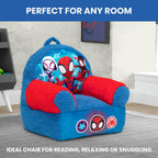 Delta Children - Spidey and His Amazing Friends Cozee Buddy Kids Chair, Blue