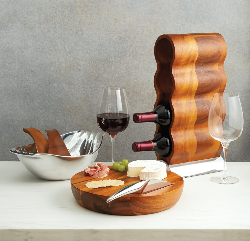 nambe Curvo Wine Rack