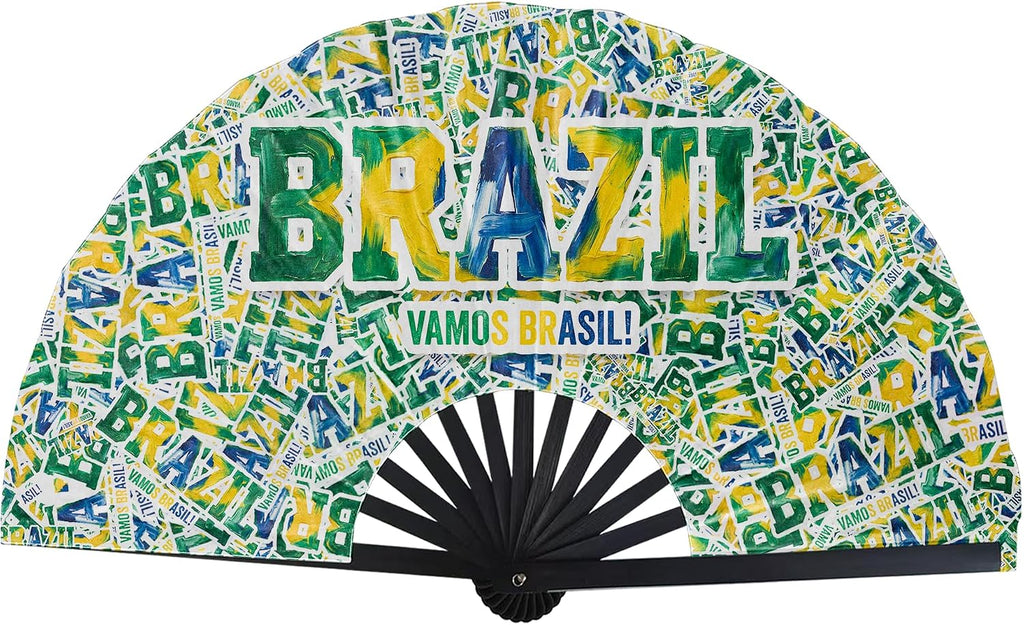 USA Folding Hand Fan 4th of July Outfits for Women World Soccer Cup 2026 Merchandise Patriotic Decorations
