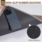 Front Door Mat 17''x30'', Absorbent Dirt Resist Washable Non Slip Low-Profile Indoor Doormat, Easy Clean Welcome Entryway Door Mats, Brown