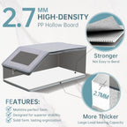 luckin smile Hat Organizer for Baseball Caps - Holds Up to 30 Caps, Includes 4 Hat Hooks, Closet Stackable Hat Box with Cardboard, Sturdy & Durable Dustproof Baseball Cap Organizer (2, Light Gray)