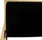 SAFAVIEH Couture Collection Kian Gold and Black Velvet Directors Chair