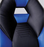 RS Gaming™ RGX Faux Leather High-Back Gaming Office Chair, Black/Blue, BIFMA Compliant