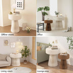 Folding Mushroom Shaped Side Table Small Round End Table for Living Room Bedroom Couch Office Corners