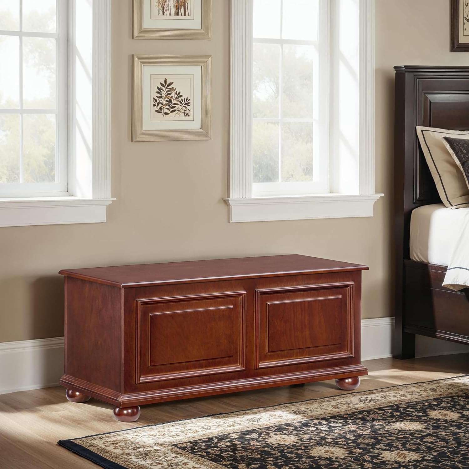 Powell Furniture Chadwick Cedar Chest, Cherry,