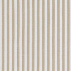 AAAAAcessories D-Shaped Chair Cushions, 2" Thick Dining Chair Pads with Ties and Removable, Machine-Washable Cover, 17" x 16", Set of 4, Natural Sand Pinstripe