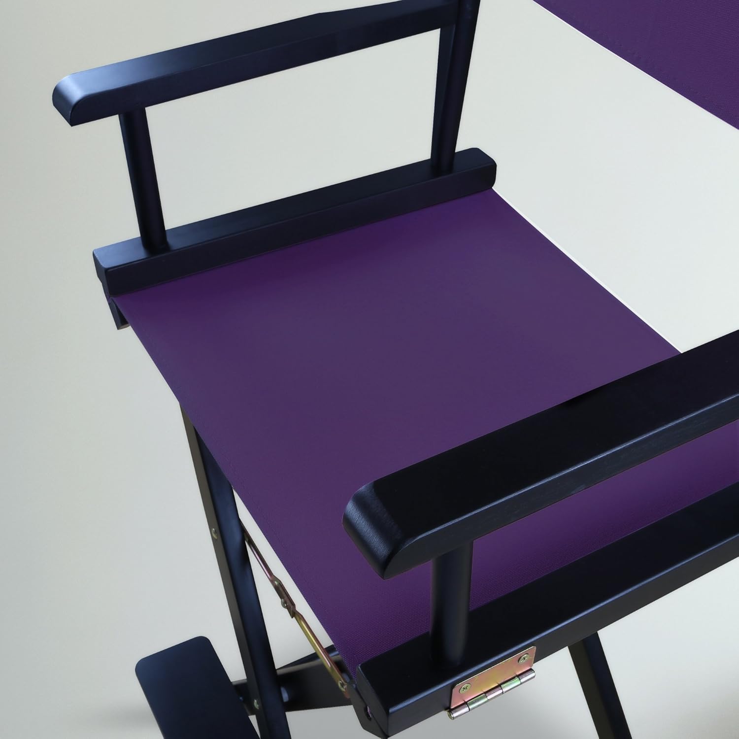 Casual Home 230-02/021-41 Black Frame-Purple Canvas Director Chair 30" - Bar Height BlackFrame