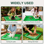 26.8"x26.8" Super Thick Repotting Mat for Indoor Plants - Tear-Resistant, Foldable, Double-Sided Waterproof Potting Mat for Mess-Free Indoor Gardening
