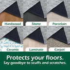 GATORGRIP Non-Slip Rug Pad, 2x8 Runner, 0.25 inch, Felt Cushion with Real Rubber Backing, Made in the USA, Great for Wood, Stone, Porcelain and Ceramic Tile, or Laminate