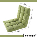 Velago Clam Folding Lazy Sofa, Lime Green