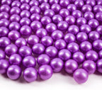Marbles for Vases | Glass Marbles Bulk Vase Fillers | Glass Beads for Vases, Purple Round Marble 1lb, (Approx. 80 pcs)