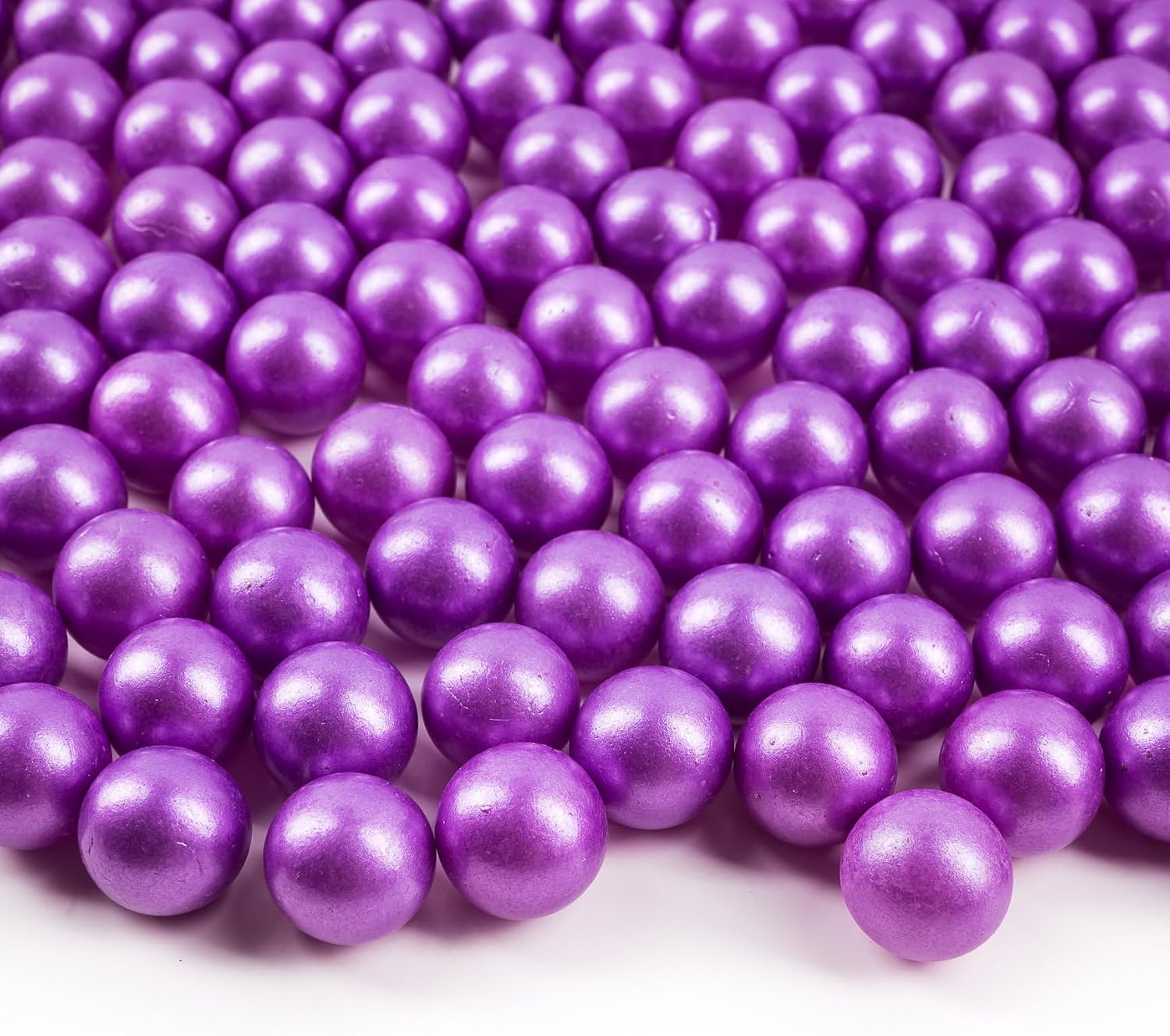 Marbles for Vases | Glass Marbles Bulk Vase Fillers | Glass Beads for Vases, Purple Round Marble 1lb, (Approx. 80 pcs)