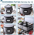 Dinnerware Hard Shell Cover - Set of 5