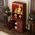 Meditation Altar Table ， Chinese Cabinet Pedestal Offering Table Buddhist Prayer for Small Spaces(70cm(27.6in))