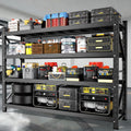 Heavy Duty Garage Shelving 70" W x 23" D x 69" H, 5000LBS Metal Shelving Unit,4-Tier Adjustable Storage Shelves, Boltless Steel Storage Rack for Garage Warehouse Basement