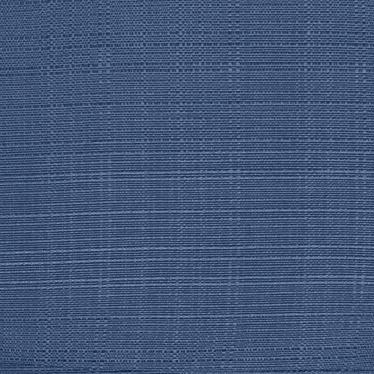 Sweet Home Collection Patio Cushions Outdoor Chair Pads Premium Comfortable Thick Fiber Fill Tufted 19" x 19" Seat Cover, Blue (Pack of 3, 6 Count Total)