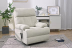 Electric Power Lift Recliner Chair for Elderly and Seniors,Oversized Recliner with Remote Control, Side Pocket, Spacious Seat, Perfect Home Theater Recliner Chair (Light Gray)