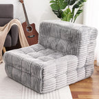 Hybrid Bean Bag Beanbag Chair for Adults Fireside Floor Togo Sofa with High Density Comfortable Memory Foam & Pocket Springs for Living Room, Bedroom