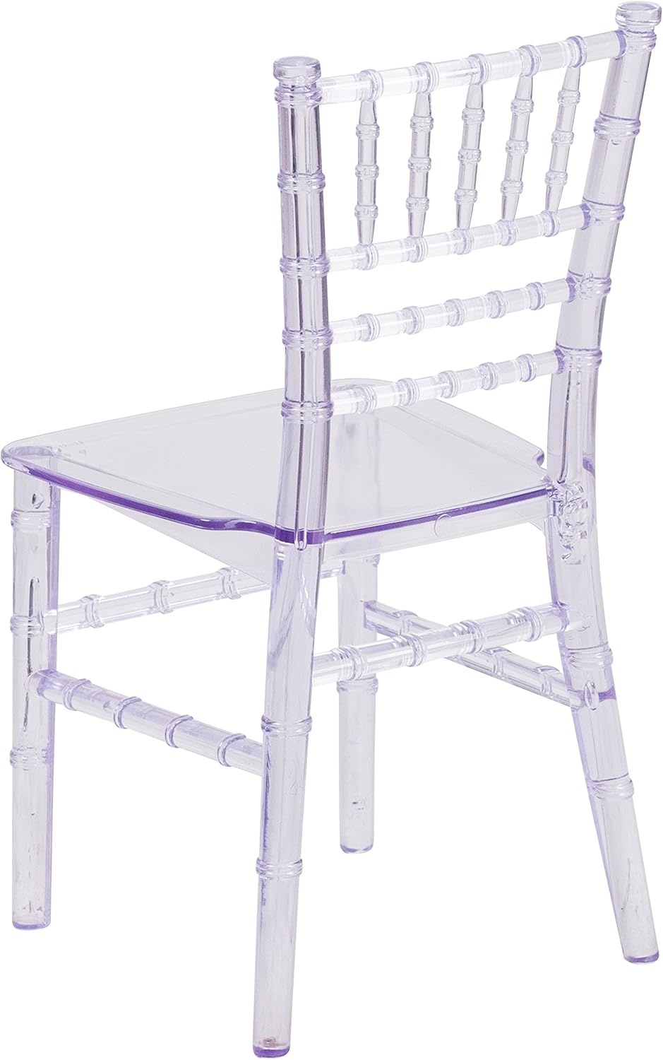 BizChair Child’s Transparent Crystal Resin Party and Event Chiavari Chair for Commercial & Residential Use