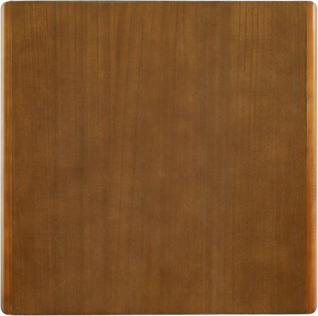 Christopher Knight Home Cubes Modern Coffee Table with Storage, Wooden Square Side Table, Living Room Sofa End Table, Walnut